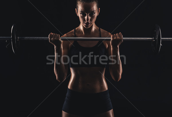 Foto stock: Día · tiro · hermosa · entrenamiento · artes