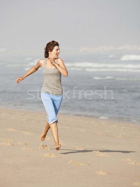 Girl running Stock photo © iko