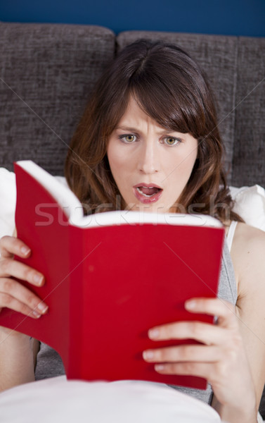Reading a book Stock photo © iko