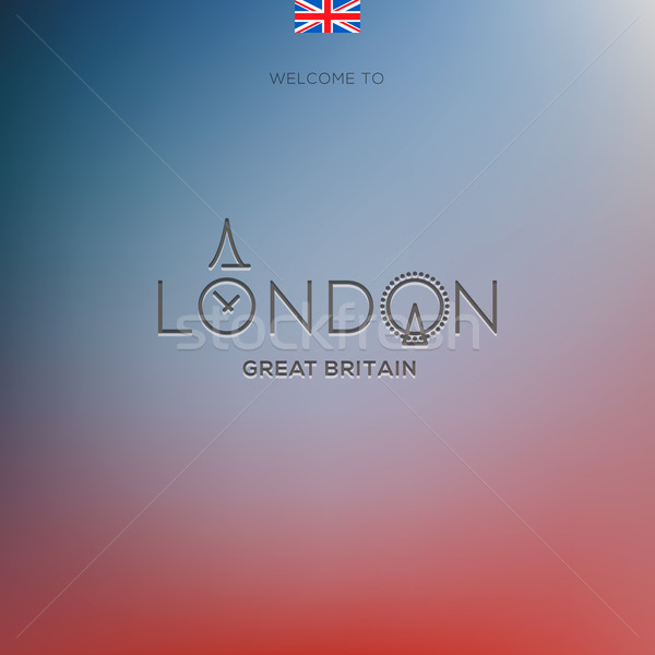World Cities labels - London. Stock photo © ikopylov