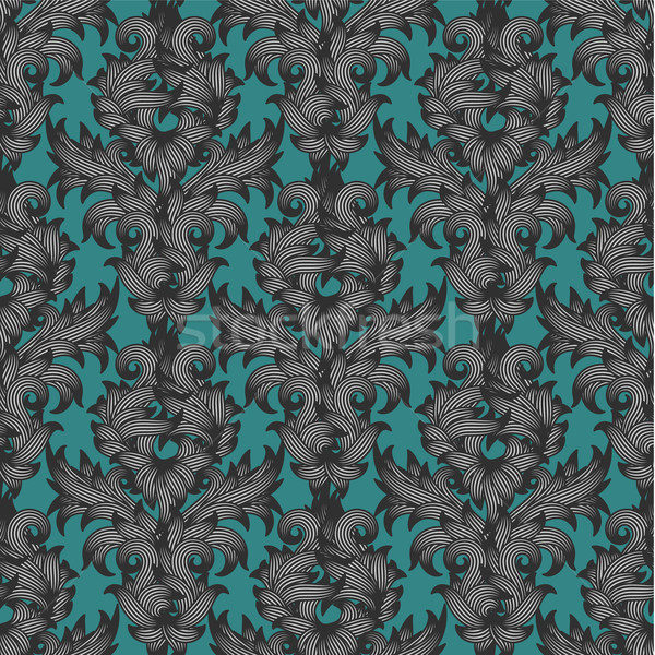 Seamless pattern in the style of Damascus. Stock photo © ikopylov
