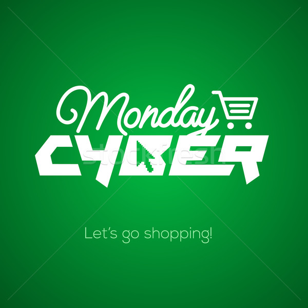 Cyber Monday online shopping and marketing concept Stock photo © ikopylov