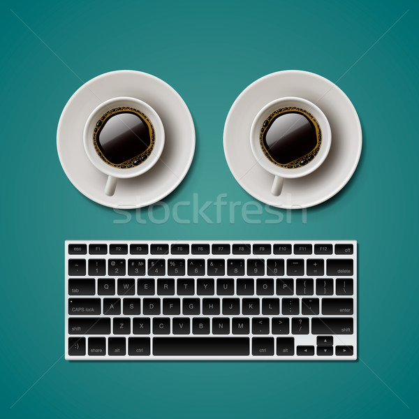 Blogging scris website trendy obiecte stil Imagine de stoc © ikopylov