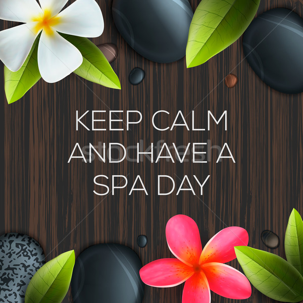 Keep calm and have a Spa day Stock photo © ikopylov