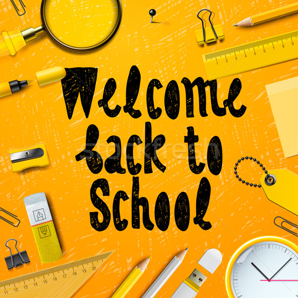 Back to School marketing background Stock photo © ikopylov