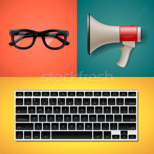 Blogging and writing for website Stock photo © ikopylov