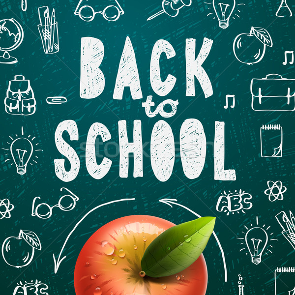 Welcome back to school sale background Stock photo © ikopylov