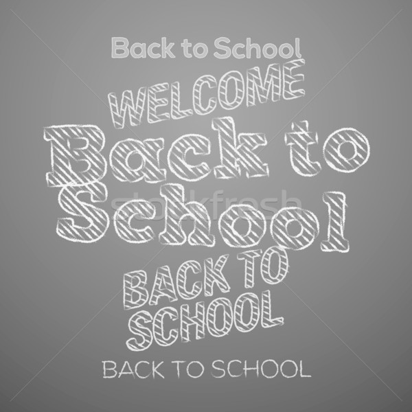 Back to school design elements Stock photo © ikopylov