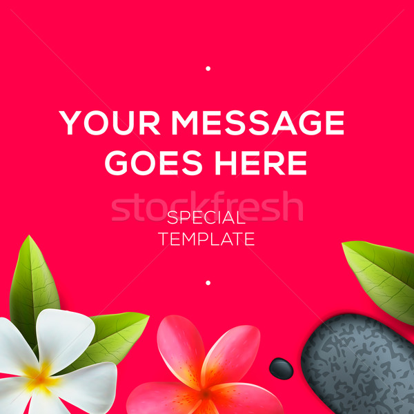 Health and beauty template, spa concept Stock photo © ikopylov