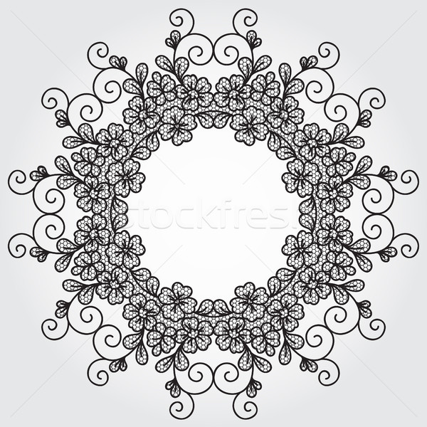 Vector lace element Stock photo © iktash