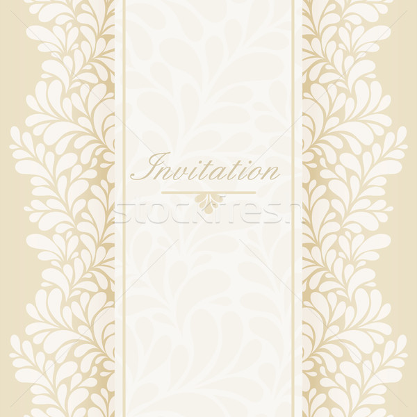 Invitation, anniversary card Stock photo © iktash
