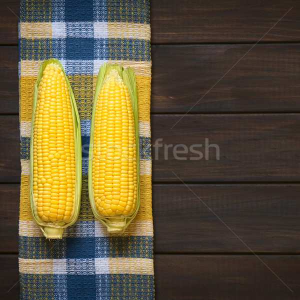 Cobs of Sweet Corn Stock photo © ildi