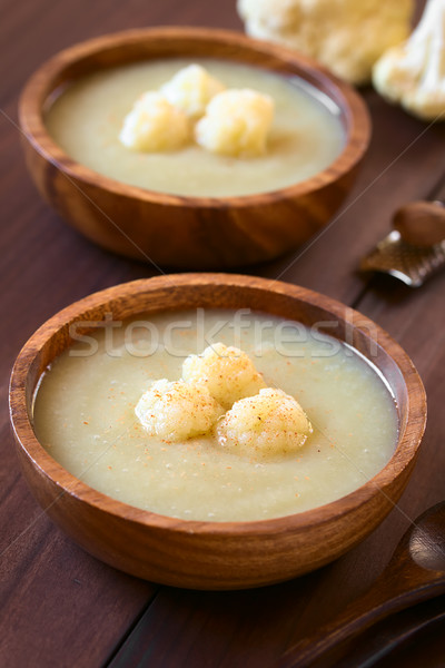 Cream of Cauliflower Soup Stock photo © ildi