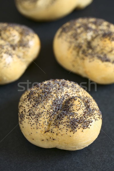 Homemade Poppy Seed Bread Rolls Stock photo © ildi