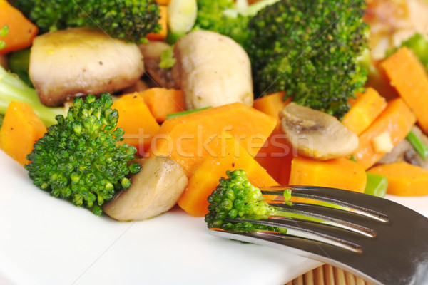 Fried Vegetables Stock photo © ildi