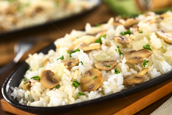 Mushroom Risotto Stock photo © ildi