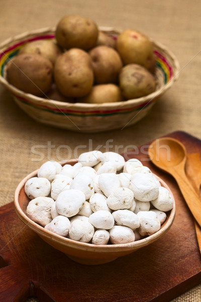 Patates beyaz patates bölge Bolivya Peru Stok fotoğraf © ildi