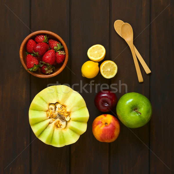 Variety of Fresh Fruits Stock photo © ildi