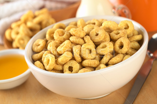 Honey Flavoured Cereal Loops Stock photo © ildi