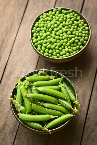Peapods and Peas Stock photo © ildi