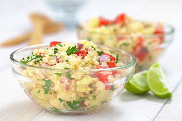 Fresh Homemade Tabbouleh, an Arabian Salad with Couscous Stock photo © ildi