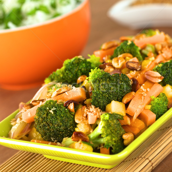 Stock photo: Vegetable Stir-Fry Thai-Style