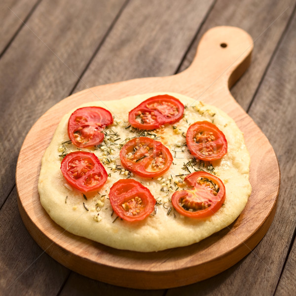 Tomato Flatbread Stock photo © ildi