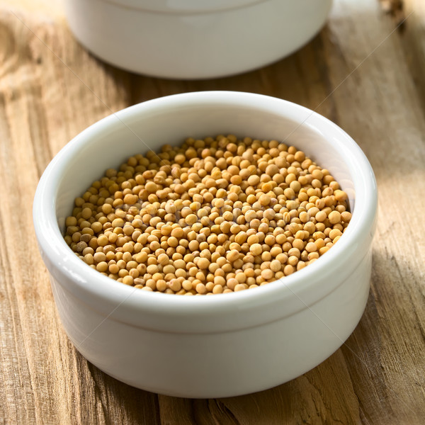 Yellow Mustard Seeds Stock photo © ildi