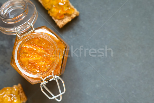 Orange Jam in Jar Stock photo © ildi