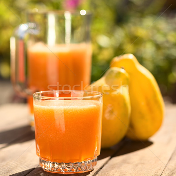 Papaya Juice Stock photo © ildi