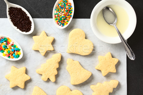 Homemade Sugar Cookies for Christmas Stock photo © ildi