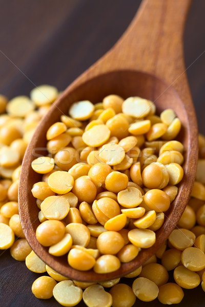 Stock photo: Raw Yellow Split Peas