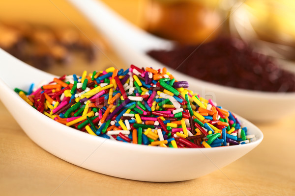 Colorful Sugar Sprinkles Stock photo © ildi