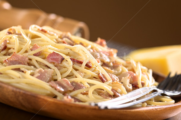 Spaghetti alla Carbonara Stock photo © ildi