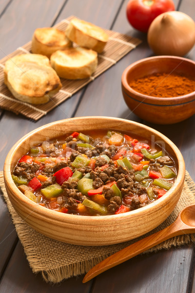 Stock photo: Vegan Goulash with Soy Meat