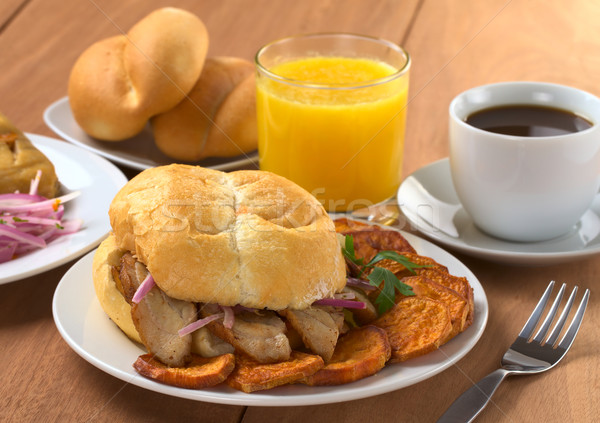 Typical Peruvian Breakfast  Stock photo © ildi