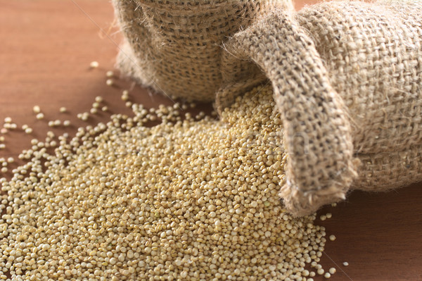 Raw White Quinoa Grains Stock photo © ildi