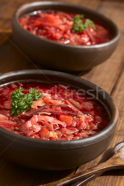 Vegetarian Borscht Soup Stock photo © ildi