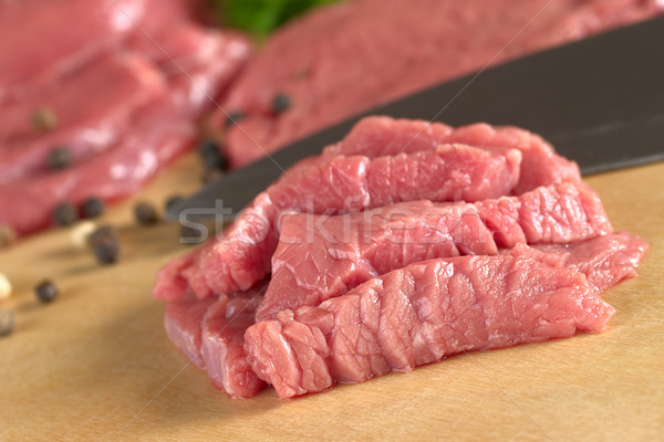 Fresh Raw Beef Meat Stock photo © ildi