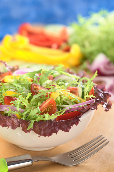Fresh Mixed Salad Stock photo © ildi