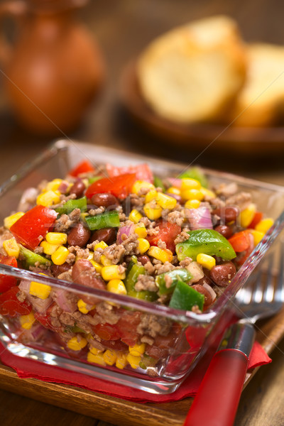 Chili con Carne Salad Stock photo © ildi