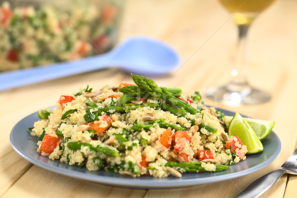 Quinoa with Asparagus and Bell Pepper  Stock photo © ildi