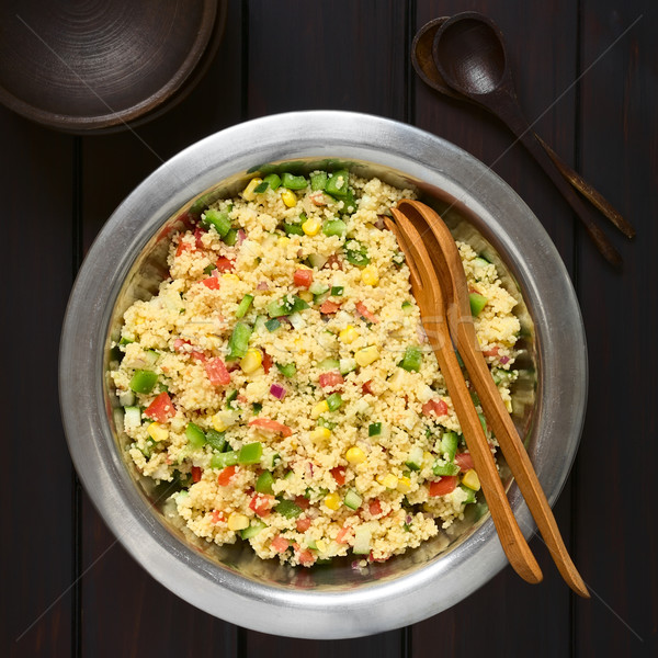 Légumes couscous salade végétarien tomate [[stock_photo]] © ildi