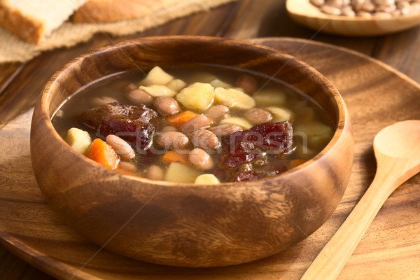 Ungherese minestra di fagioli tradizionale bean zuppa fagioli Foto d'archivio © ildi