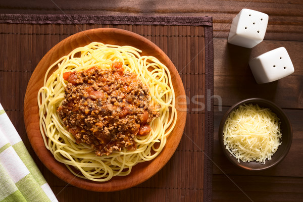 Spaghetti Bolognese Stock photo © ildi