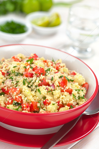 Fresh Homemade Tabbouleh, an Arabian Salad with Couscous Stock photo © ildi