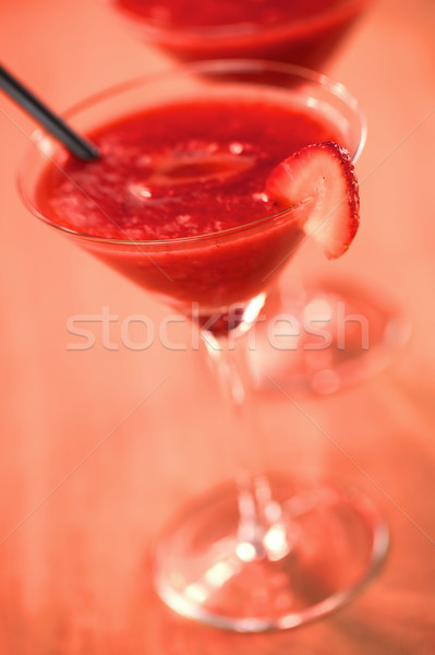 Frozen Strawberry Daiquiri Stock photo © ildi