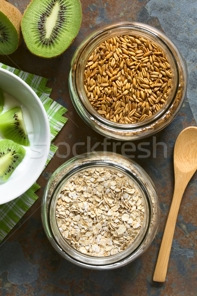 Oats in Jar Stock photo © ildi