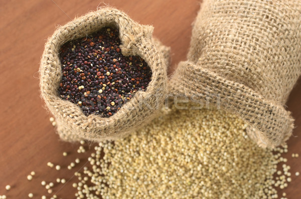 Raw White Quinoa Grains Stock photo © ildi