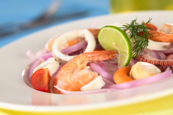 Seafood Salad Stock photo © ildi